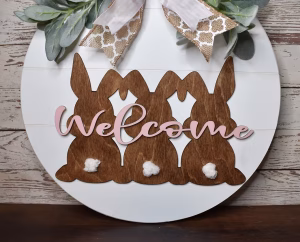 Bunny Tails Door Hanger