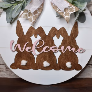 Bunny Tails Door Hanger