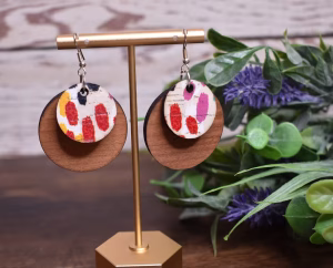 Colorful Circle Earrings