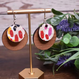 Colorful Circle Earrings