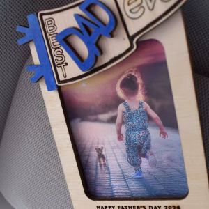 Father's Day Visor Frame Clips