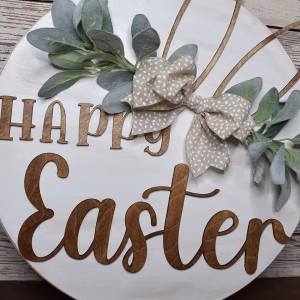 Happy Easter Ears Door Hanger