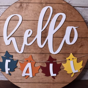 Hello Fall Door Hanger
