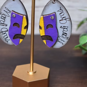 Mardi Gras Earrings